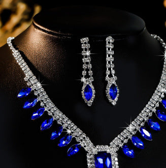 Elegant Banquet Dress Necklace and Earring Set