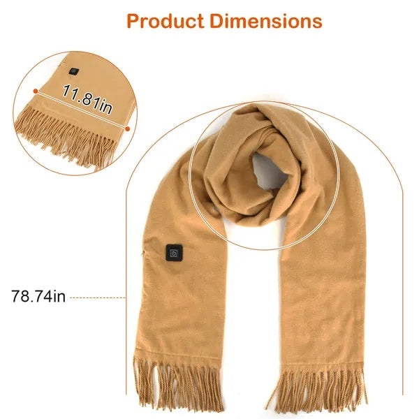 Electric Heated Winter Scarf & Neck Wrap