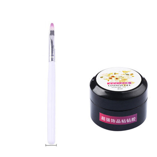 Mixed Box Nail Decorations: Metal Rivets & Rhinestones