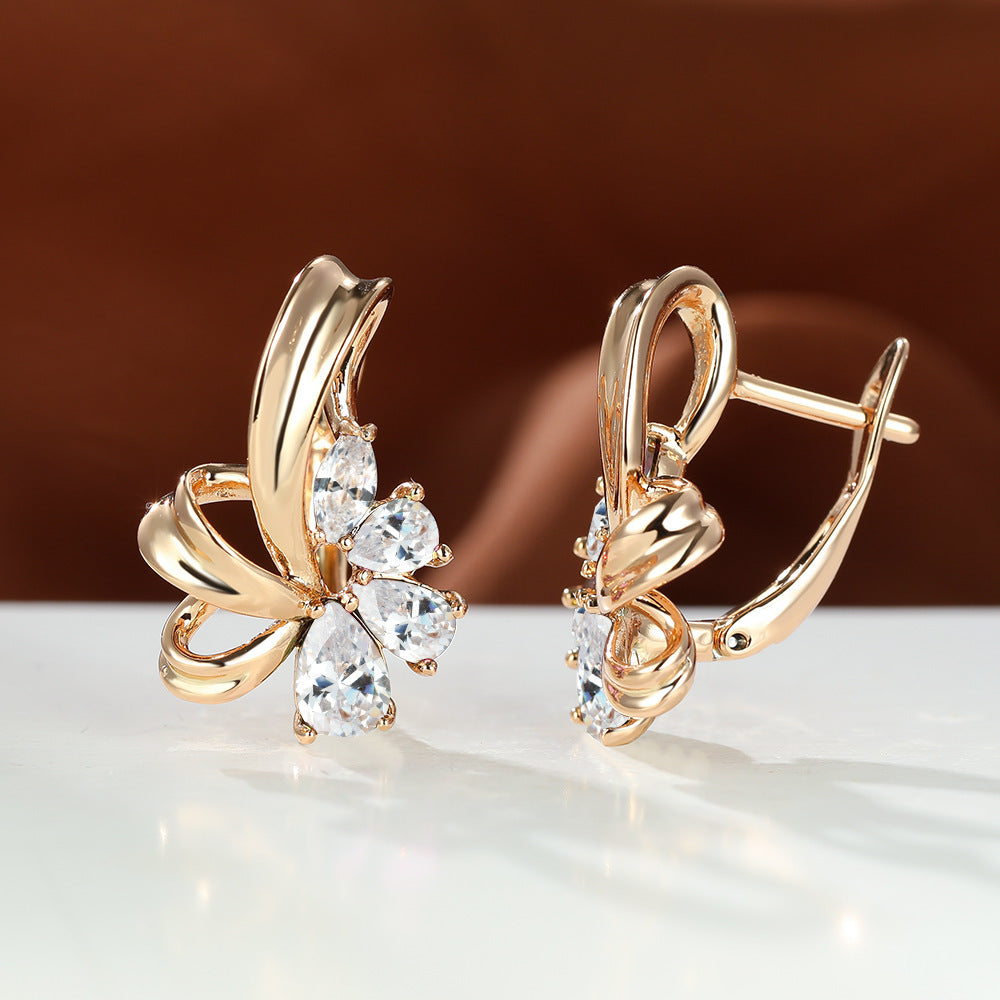 Women's Fashion Flower Dangle Earrings