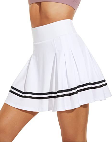 Women's Pleated With Pockets Exercise Skort
