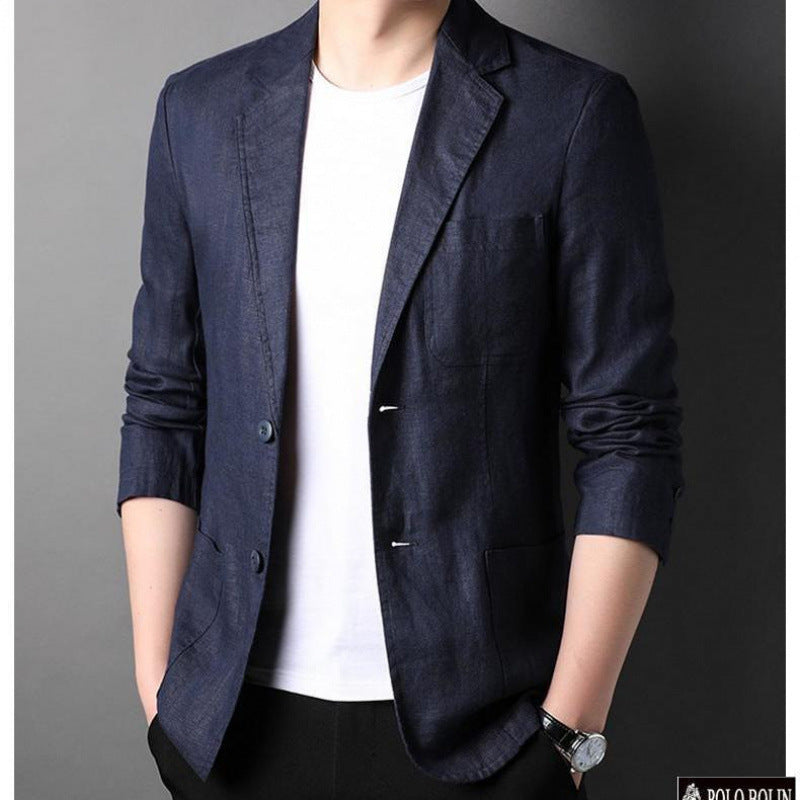 Linen Leisure Suit Men's Spring And Summer Thin