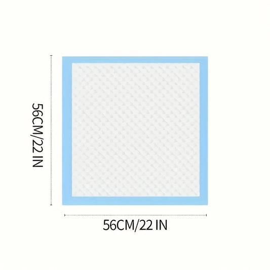 100Pcs Super Absorbent Disposable Pet Urine Pads for Large Breeds Potty Training, Travel - Ideal for Dogs, Puppies, Cats