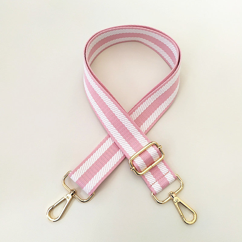 Colorful Wide Shoulder Strap & Purse Chain Accessory