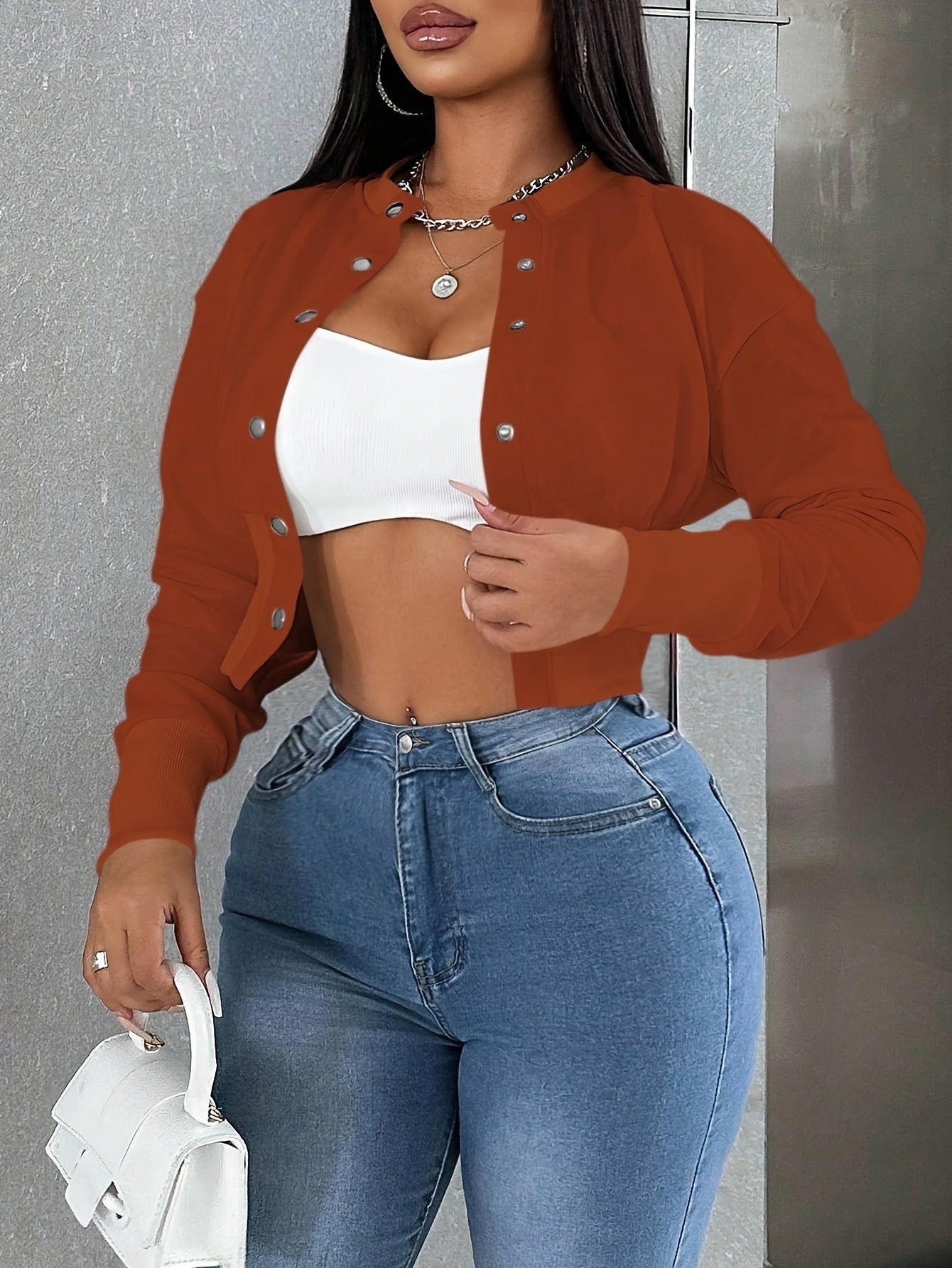 Women's Single-breasted Daily Long Sleeve Casual Jacket