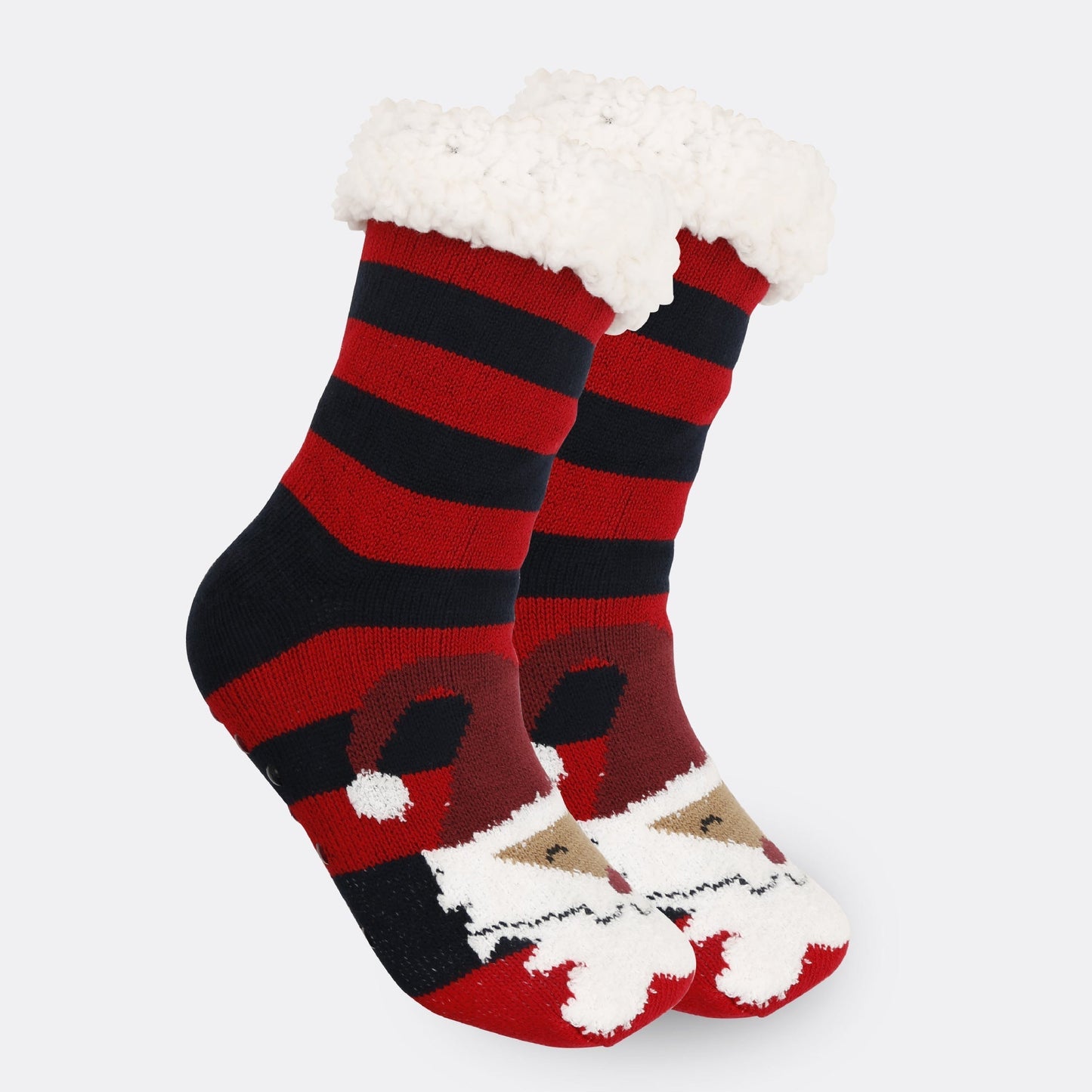 Festive Thermal Fleece-Lined Slipper/Room Socks
