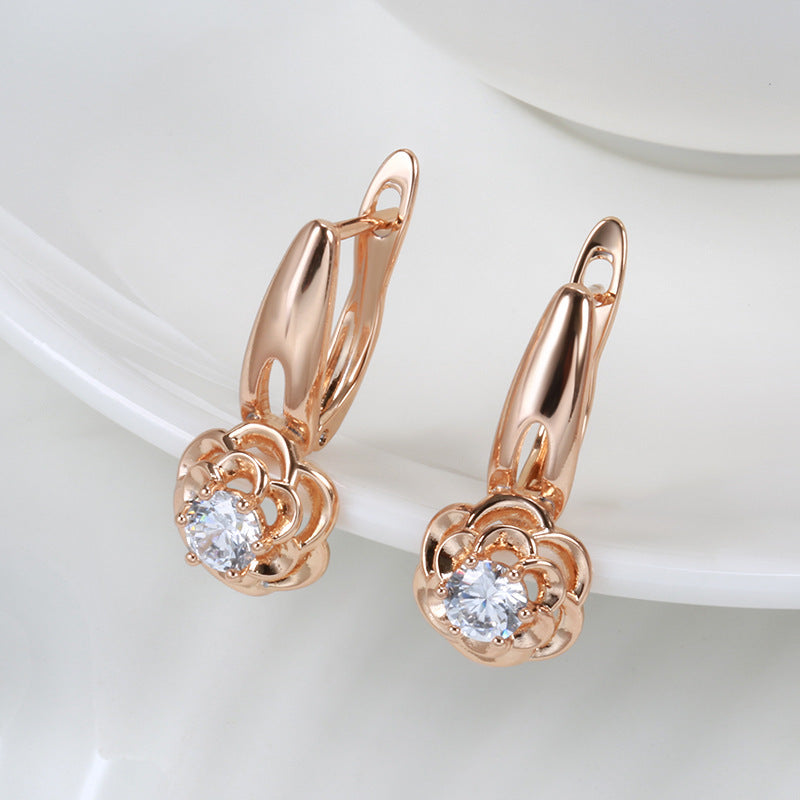 Rose Gold Earrings for Women
