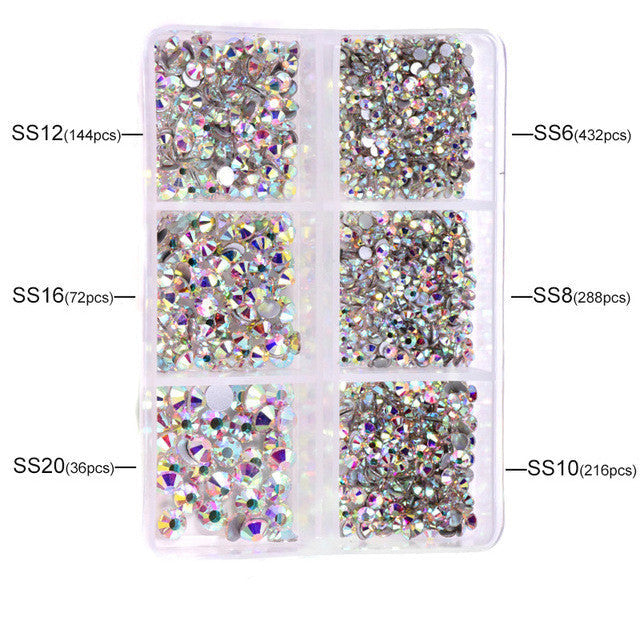 Luxury Glass Gem Nail Decoration Kit