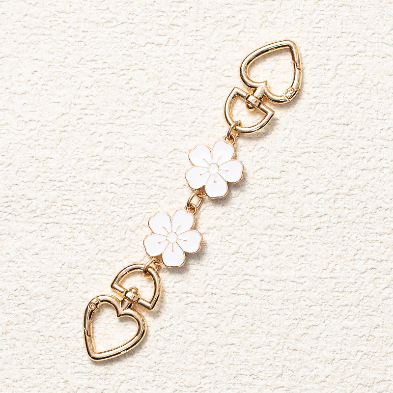 Metal Bag Strap Extension Chain for One-Shoulder Bag Conversion