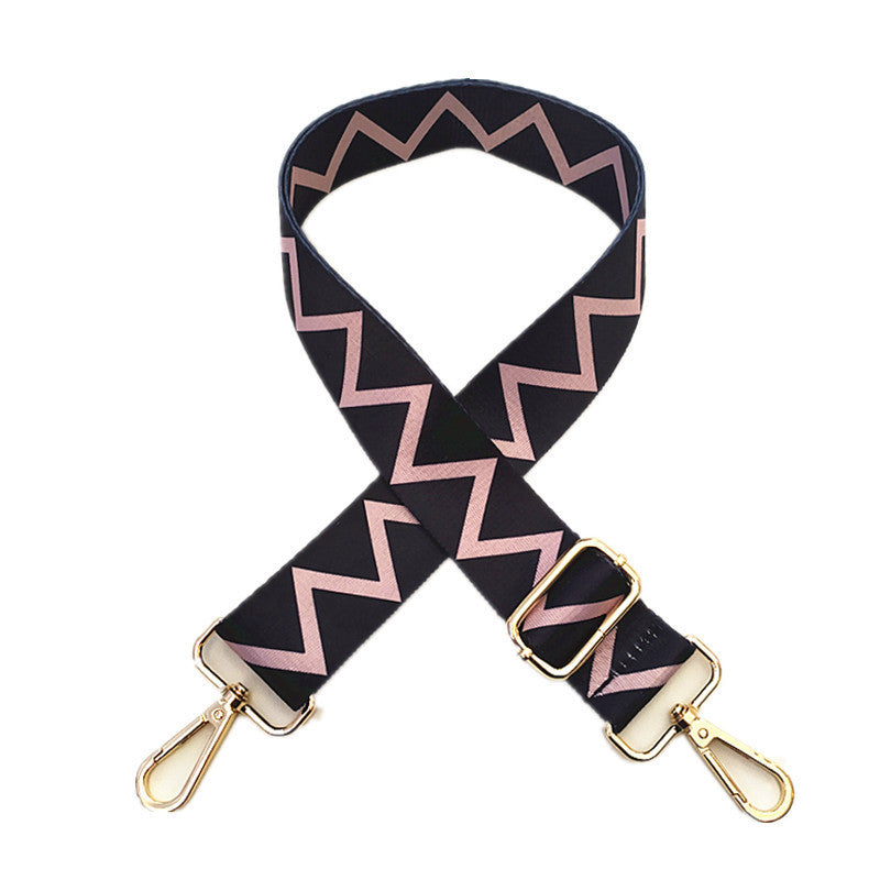 Colorful Wide Shoulder Strap & Purse Chain Accessory