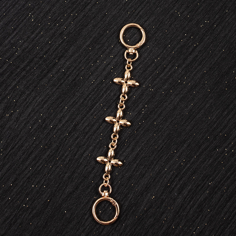 Metal Bag Strap Extension Chain for One-Shoulder Bag Conversion