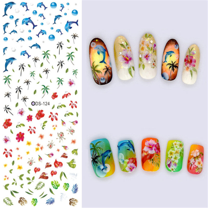 Adhesive Water Decal Nail Wraps