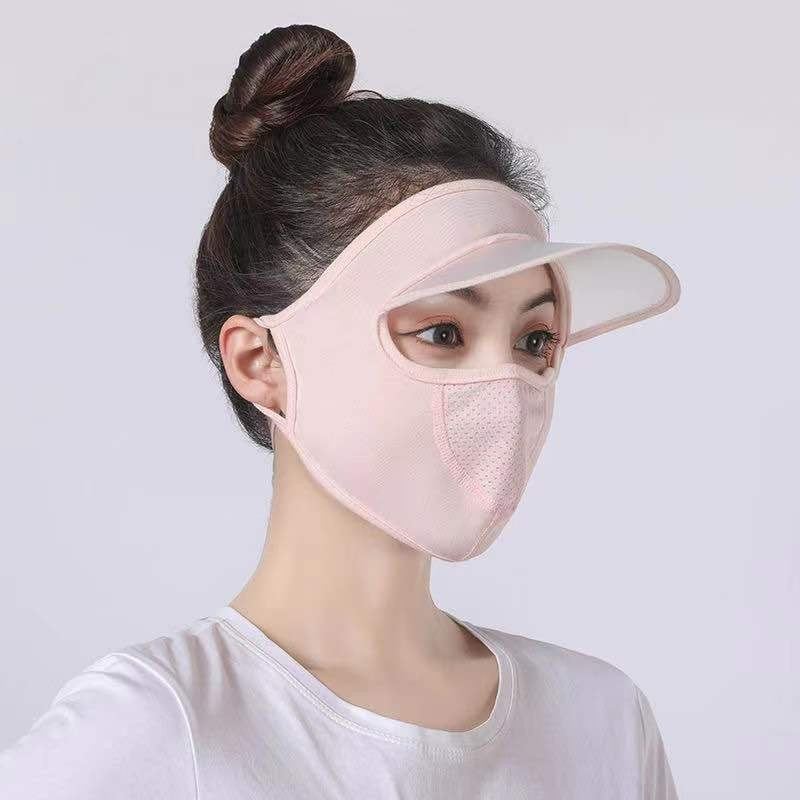 Ice Silk UV Protection Sunscreen Face Mask