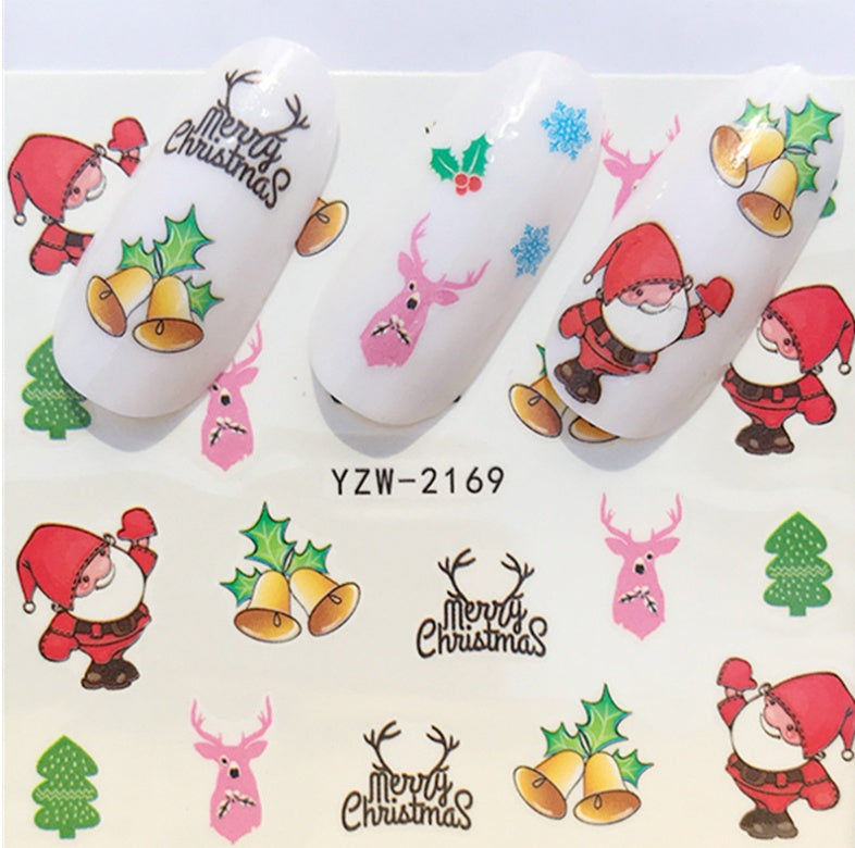 Christmas Water Transfer Nail Stickers & Decals
