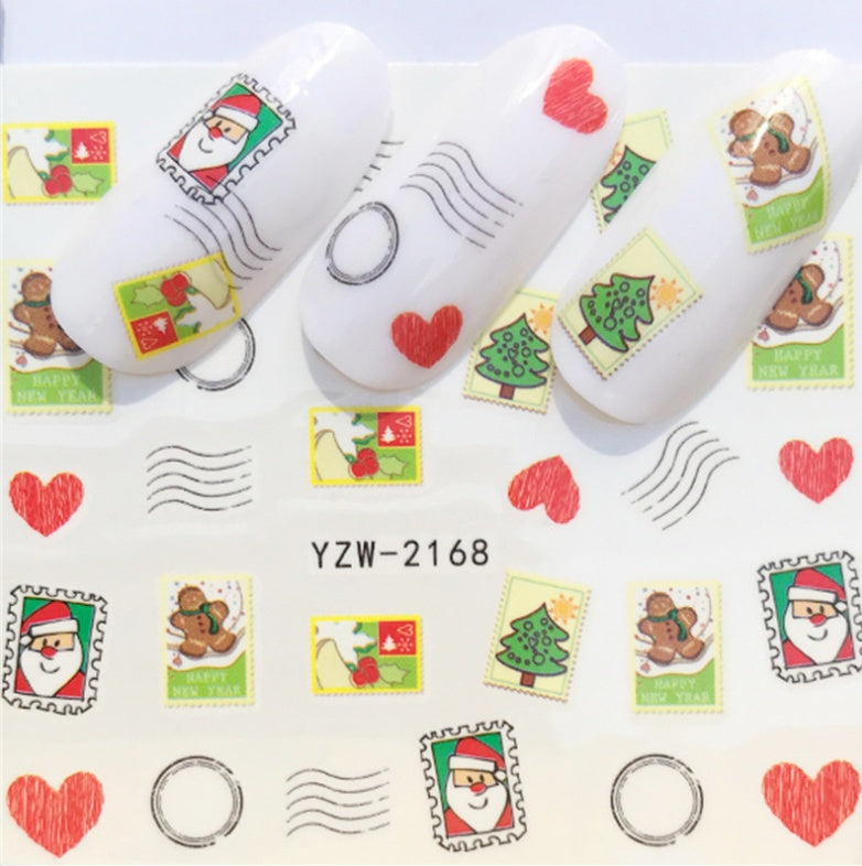 Christmas Water Transfer Nail Stickers & Decals