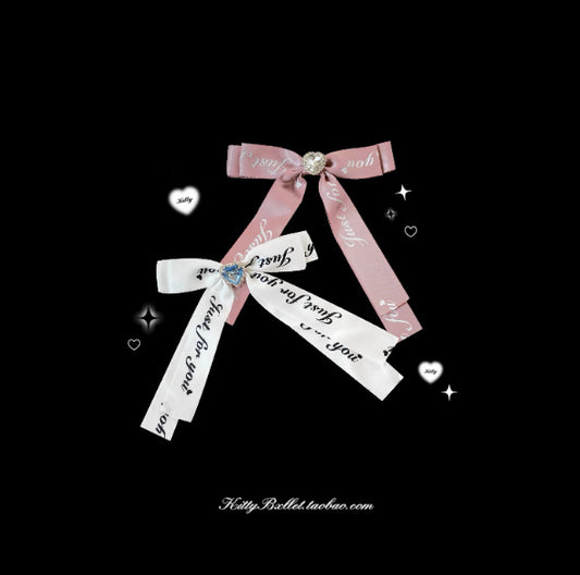 Lace Bow Brooch Accessory