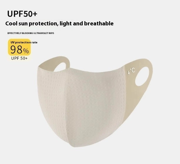 Ice Silk UV Protection Sunscreen Face Mask