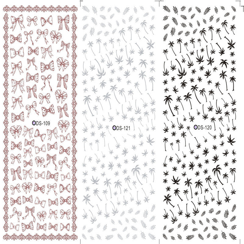 Adhesive Water Decal Nail Wraps