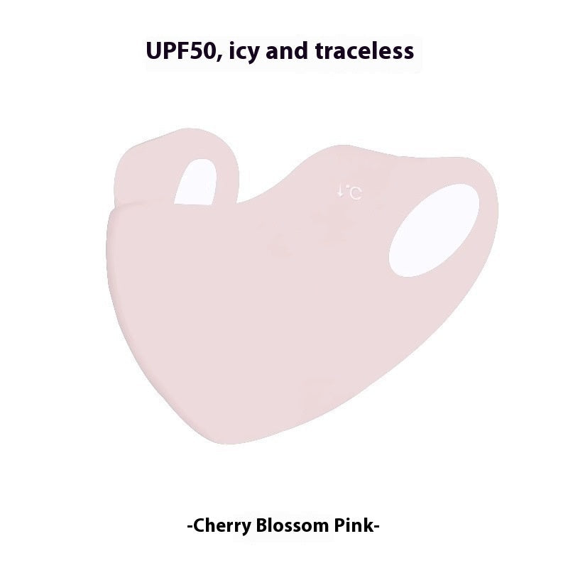 Ice Silk UV Protection Sunscreen Face Mask