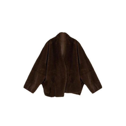 Short Leather Fur Coat Mink