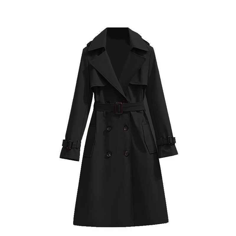 Mid-length Temperament Casual Trench Coat