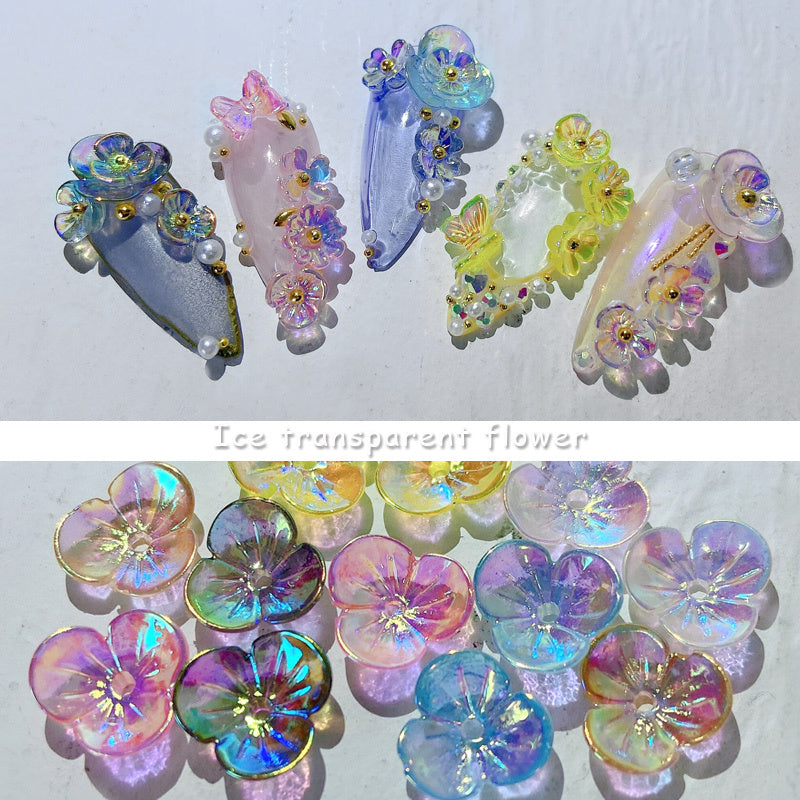 Flower Butterfly Nail Decoration Stickers