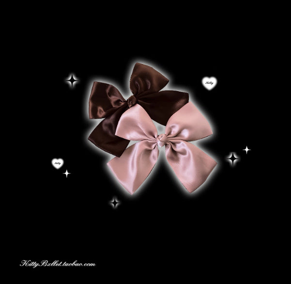 Lace Bow Brooch Accessory