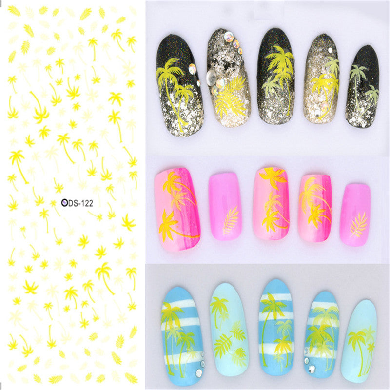 Adhesive Water Decal Nail Wraps