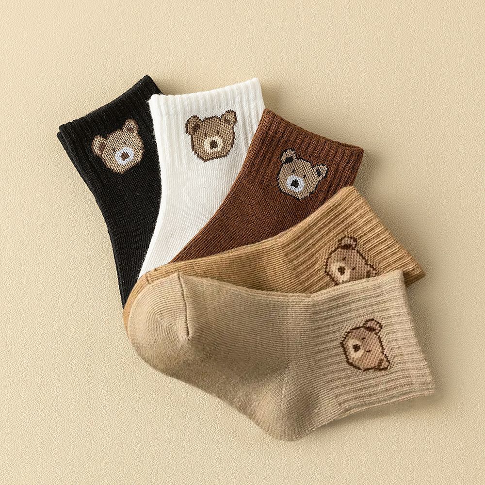 Fashion Waist-High Elastic Embroidered Socks