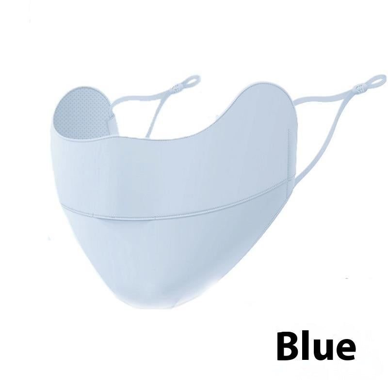 Ice Silk UV Protection Sunscreen Face Mask