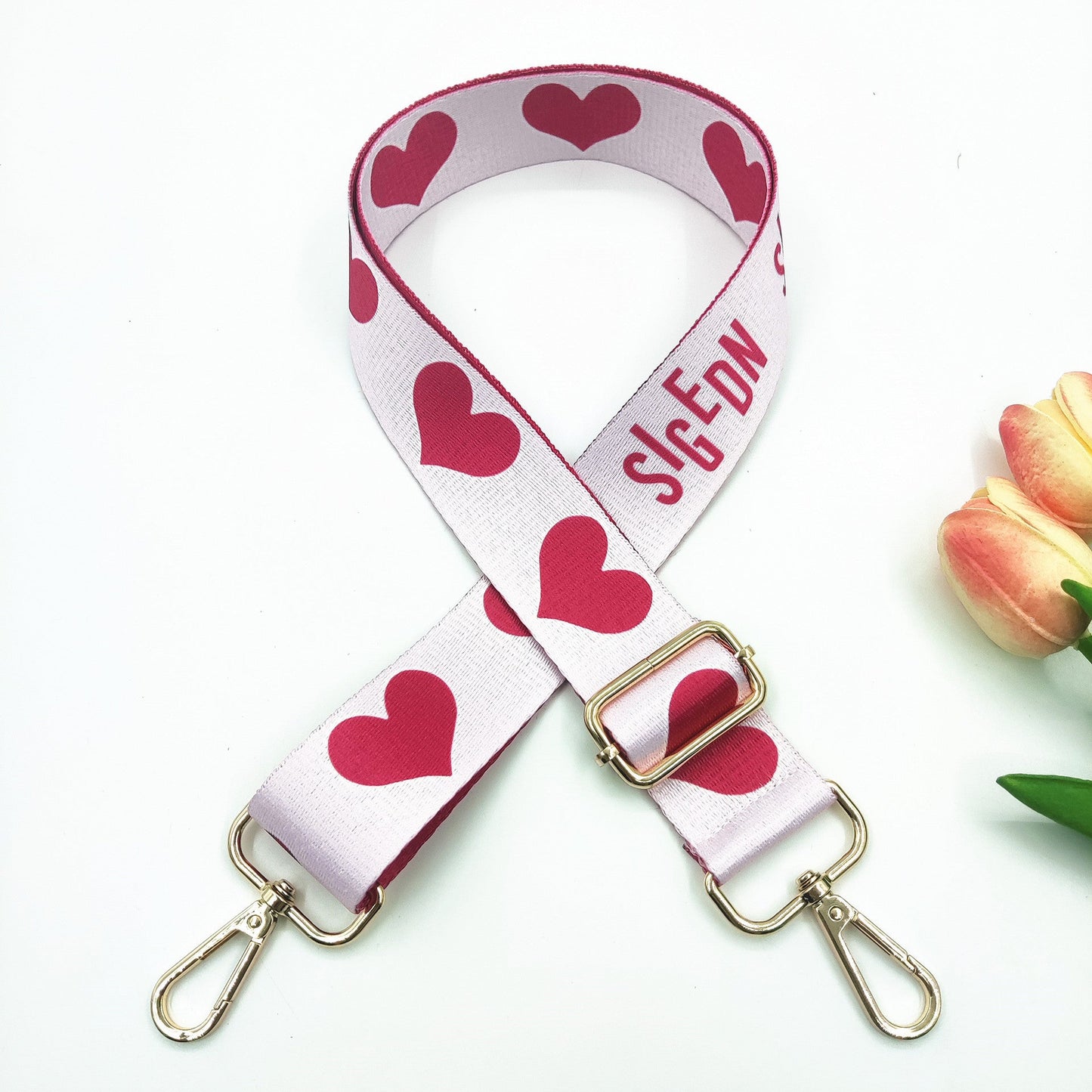 Colorful Wide Shoulder Strap & Purse Chain Accessory