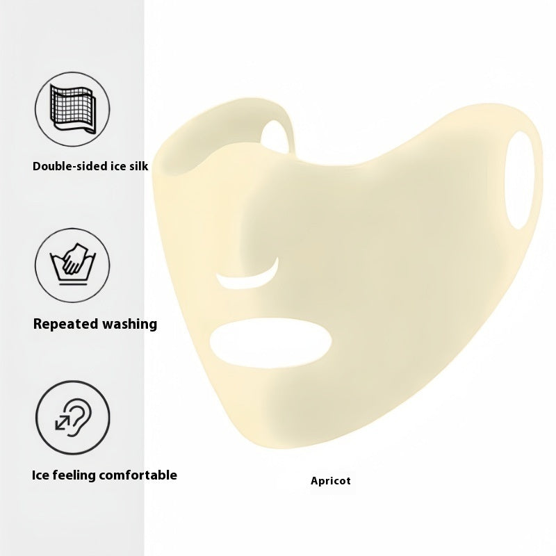 Ice Silk UV Protection Sunscreen Face Mask