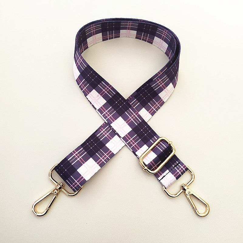 Colorful Wide Shoulder Strap & Purse Chain Accessory