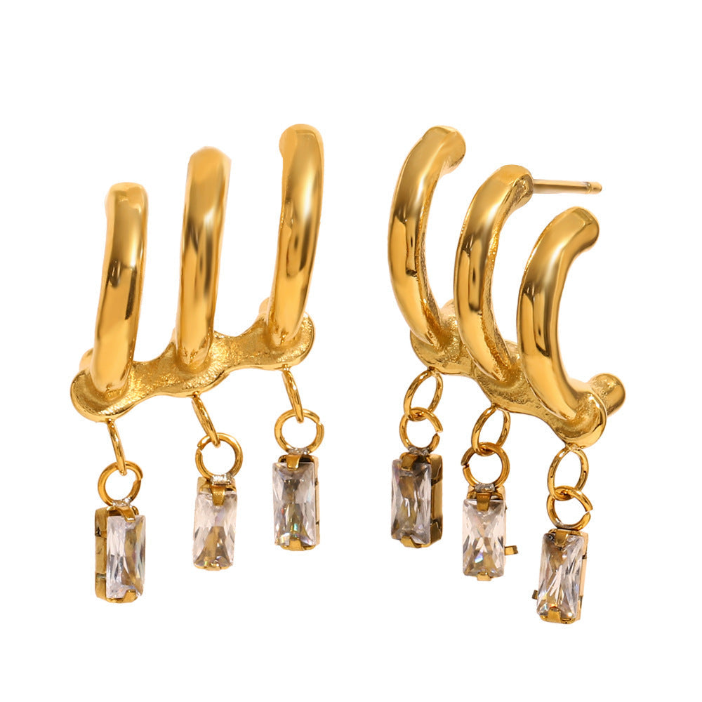 Fashion Exaggerated Drop Dangle Earrings