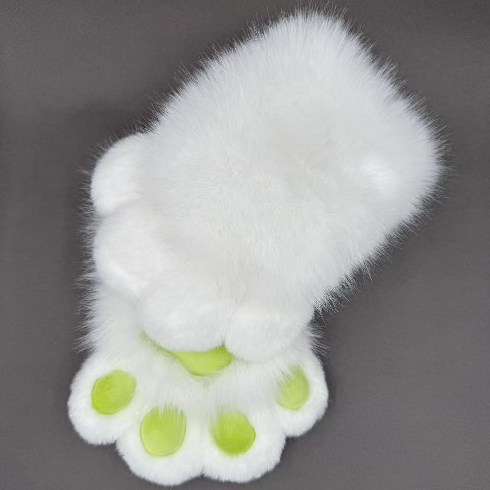 Soft Colorful Animal Claw Cosplay Mittens
