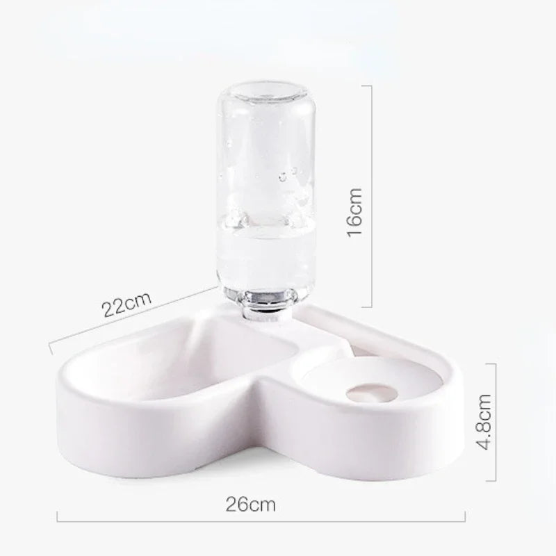 Dog Bowl Pet Automatic Feeder Dog Cat Drinking Bowl Feeding Dispenser Pet Supplies