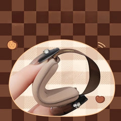 6PCS Chocolate Biscuit Powder Puff Makeup Blender Puff Air Cushion Foundation Sponge Loose Powder Puffs Cosmetic Applicator Tool