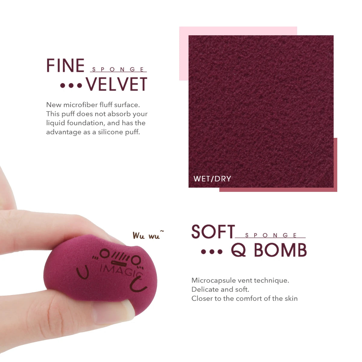 Makeup Sponge Puff  Professional Cosmetic Puff For Foundation Beauty Cosmetic make up sponge Puff