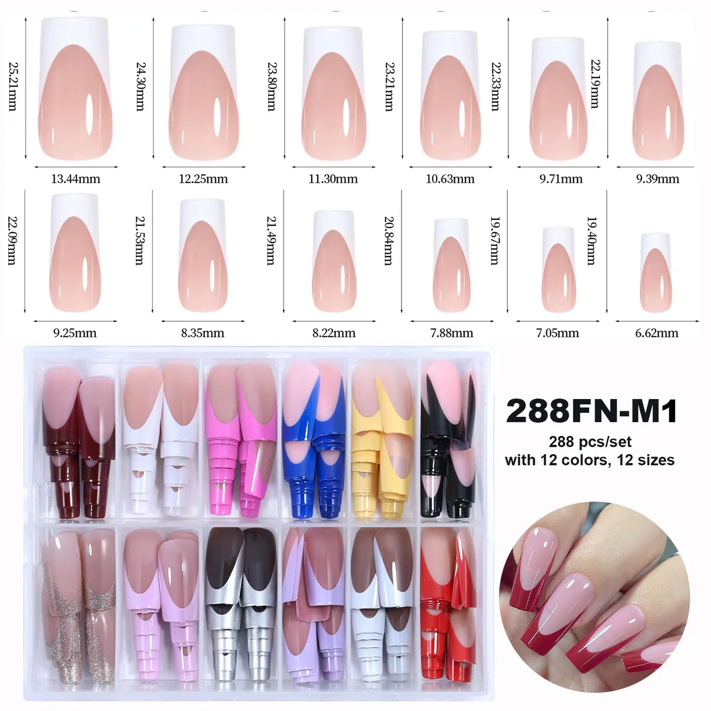 120pcs Acrylic Fake Toenails Press On Nails Full Cover French Cat Eye Short Square DIY Art For Women Girls Pedicure Tools