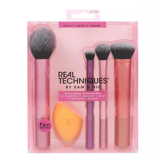 Real Techniques Professional Makeup Brushes Set Foundation Powder Contour Blush 1786 Concealer Eyeshadow Blending Cosmetic INS