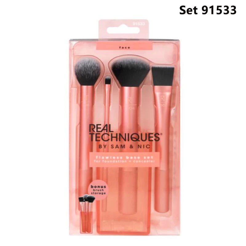 Real Techniques Professional Makeup Brushes Set Foundation Powder Contour Blush 1786 Concealer Eyeshadow Blending Cosmetic INS