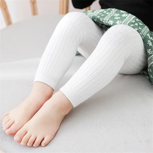 Children's Girls Boys Pants Knitted Leggings For Girls Tights Solid Baby Kids Trousers Pantyhose For 0 to 6Years Spring