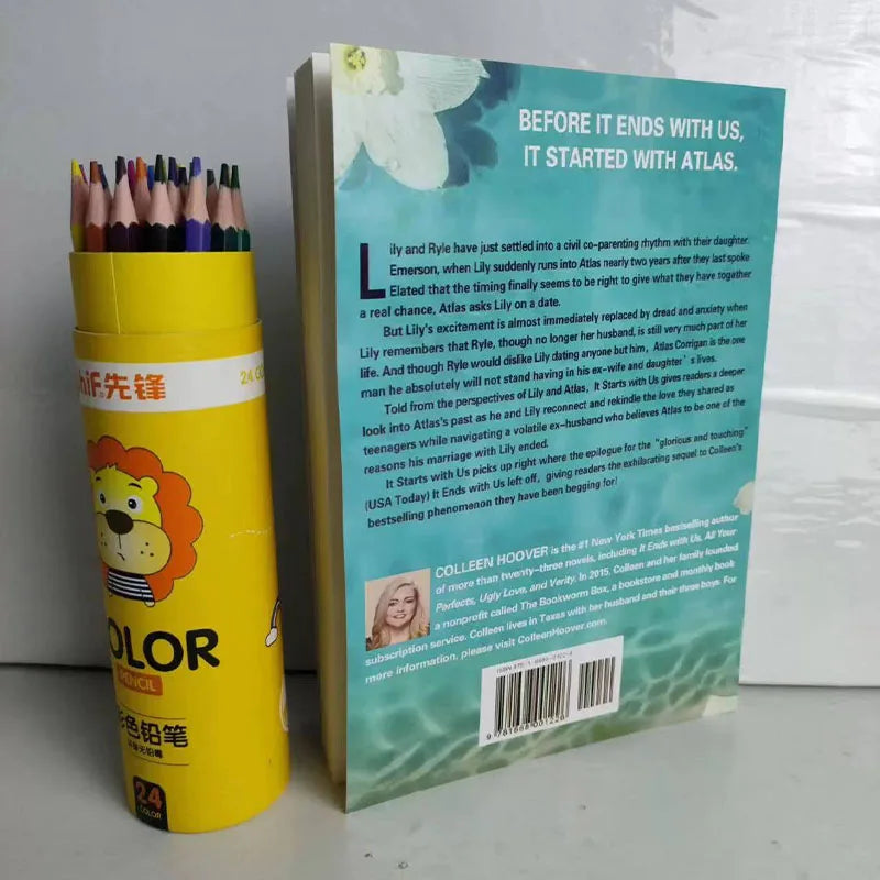 It Starts with Us By Colleen Hoover/It Ends with Us Novels Book In English #1 Sunday Times Bestselling Paperback