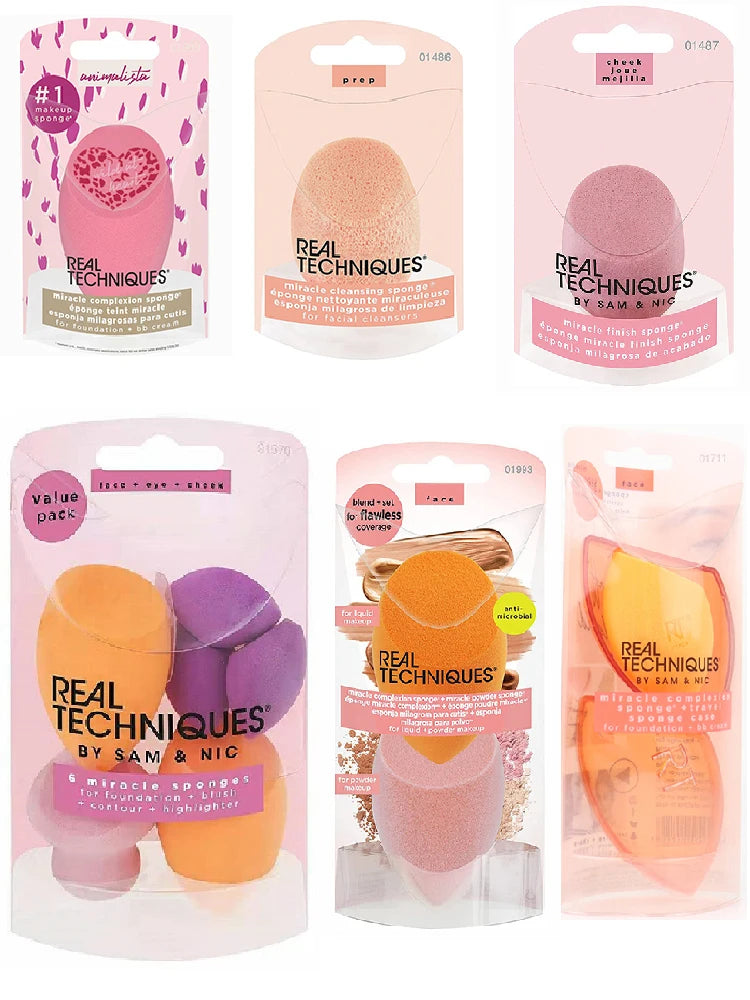 Real Techniques Professional Makeup Brushes Set Foundation Powder Contour Blush 1786 Concealer Eyeshadow Blending Cosmetic INS