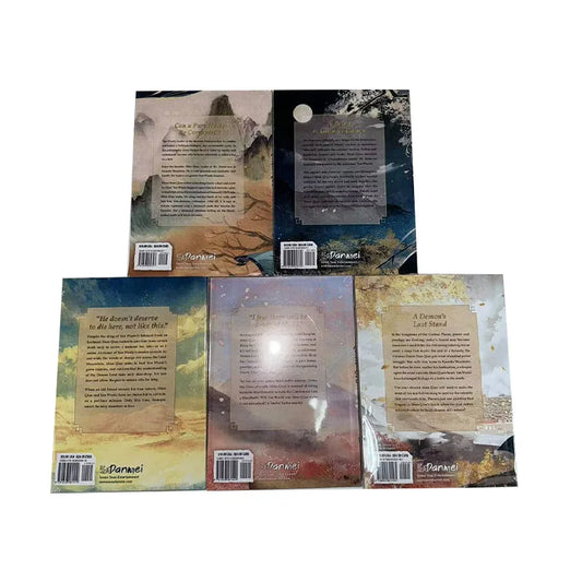 5 Book/set Volume 1-5 English Comic Novel Thousand Autumns - Qian Qiu - Meng Xi Shi  BL Manhwa  Ancient Romance Manga Book