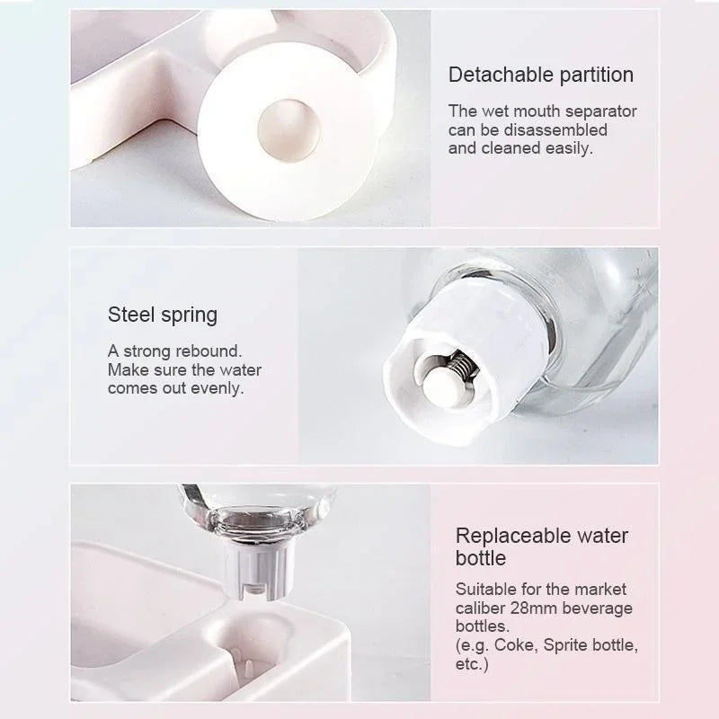 Dog Bowl Pet Automatic Feeder Dog Cat Drinking Bowl Feeding Dispenser Pet Supplies