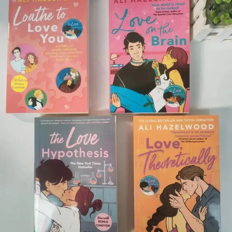 1 Book By Ali Hazelwood The Love Hypothesis/Love on The Brain/Loathe to Love You /Love, Theoretically Novel English Book