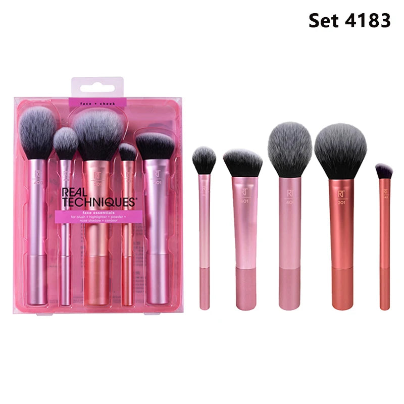 Real Techniques Professional Makeup Brushes Set Foundation Powder Contour Blush 1786 Concealer Eyeshadow Blending Cosmetic INS