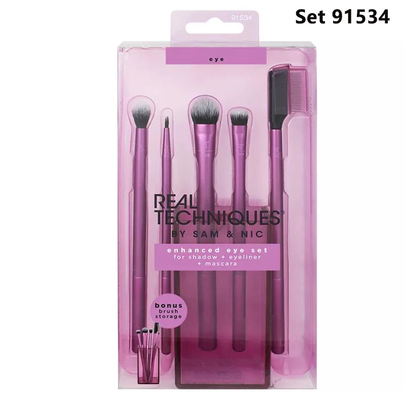 Real Techniques Professional Makeup Brushes Set Foundation Powder Contour Blush 1786 Concealer Eyeshadow Blending Cosmetic INS