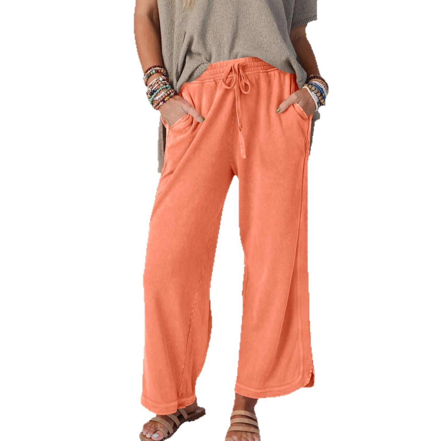 Women's Fashion Wide Leg Casual Sports Pants